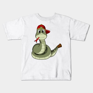 Snake with Cap Kids T-Shirt